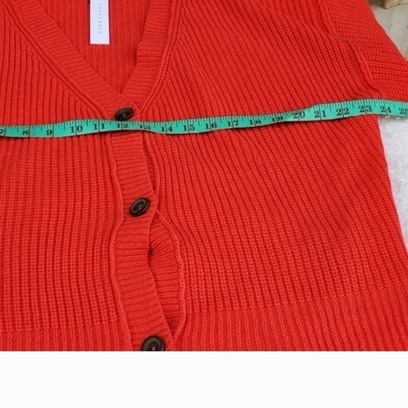 Sanctuary Shaker Knit Tomato Cardigan XXL - Picture 3 of 6